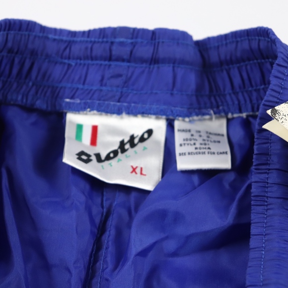 Lotto Shorts 9s New Lotto Mens Xl Nylon Soccer Shorts Blue Poshmark